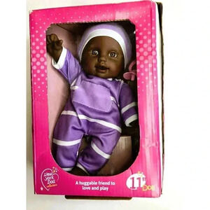 New York Doll Collection 11" soft body African American new open box
